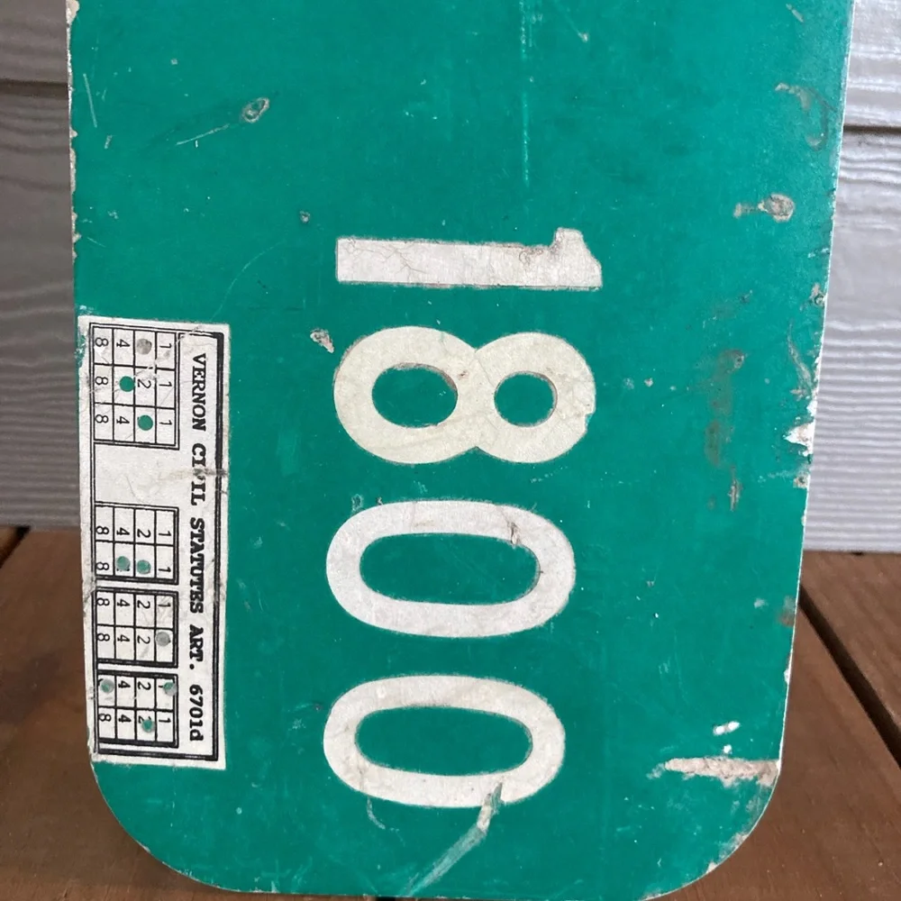 Retired Street Sign 1800 Block Rutland Vintage Decor - Picture 11 of 15